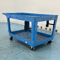 Uline Cleaning Supply Rolling Cart image 1